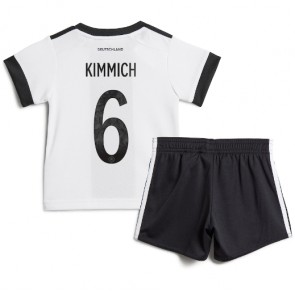Německo Joshua Kimmich #6 Dětské Domácí dres komplet MS 2022 Krátký Rukáv (+ trenýrky)